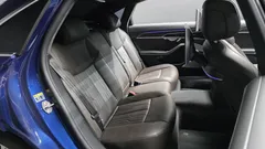 2021 Audi A8 60 TFSI Quattro LWB, синий — фото 11
