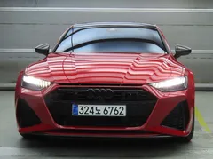 2021 Audi RS7 4.0 TFSI Quattro, красный — фото 2