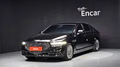 2021 Genesis G90 5.0 AWD, чёрный — фото 1