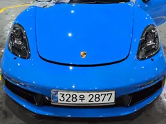 2022 Porsche 718 4.0 GTS, синий — фото 3