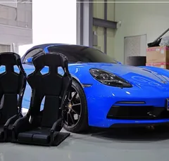 2022 Porsche 718 4.0 GTS, синий — фото 5
