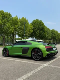 2021 Audi R8 5.2 V10 Performance Coupe, 연두색 — фото 18