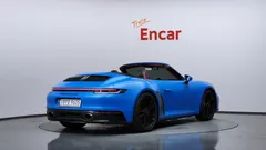 2023 Porsche 911 Carrera 4 GTS Cabriolet, синий — фото 2
