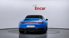2023 Porsche 911 Carrera 4 GTS Cabriolet, синий — фото 4