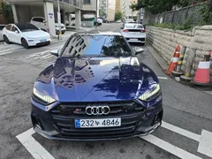 2021 Audi S7 3.0 TDI Quattro, синий — фото 3