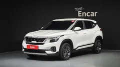 2022 Kia Seltos Gasoline 1.6 Turbo 2WD, белый — фото 1