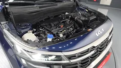 2023 Kia Seltos Gasoline 1.6 Turbo 2WD, синий — фото 6