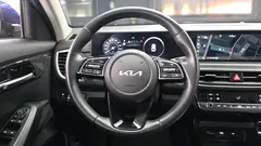 2023 Kia Seltos Gasoline 1.6 Turbo 2WD, синий — фото 13