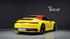 2021 Porsche 911 Carrera Cabriolet, жёлтый — фото 2