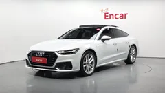 2022 Audi A7 45 TDI Quattro Premium, белый — фото 1