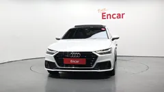 2022 Audi A7 45 TDI Quattro Premium, белый — фото 3