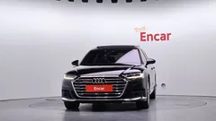 2021 Audi A8 50 TDI Quattro LWB, чёрный — фото 3