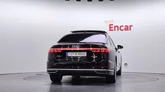 2021 Audi A8 50 TDI Quattro LWB, чёрный — фото 4