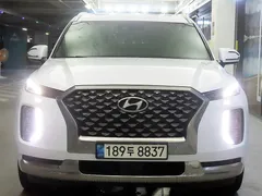 2022 Hyundai Palisade Gasoline 3.8 4WD, белый — фото 3