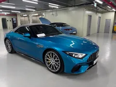 2023 Mercedes-Benz SL-Class AMG SL63 4MATIC+, синий — фото 2