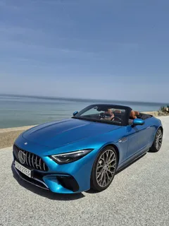 2023 Mercedes-Benz SL-Class AMG SL63 4MATIC+, синий — фото 15