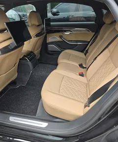 2021 Audi S8 4.0 TFSI Quattro LWB, чёрный — фото 10
