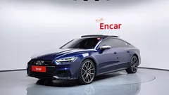 2021 Audi S7 3.0 TDI Quattro, синий — фото 1
