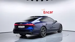 2021 Audi S7 3.0 TDI Quattro, синий — фото 2