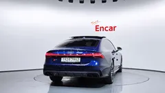 2021 Audi S7 3.0 TDI Quattro, синий — фото 4