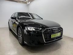 2023 Audi A8 55 TFSI Quattro Premium LWB, чёрный — фото 3