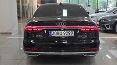 2021 Audi A8 60 TFSI Quattro LWB, чёрный — фото 4