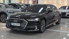 2021 Audi A8 60 TFSI Quattro LWB, чёрный — фото 13