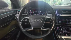 2021 Audi A8 60 TFSI Quattro LWB, чёрный — фото 19
