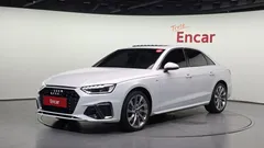 2023 Audi A4 45 TFSI Quattro Premium, белый — фото 1