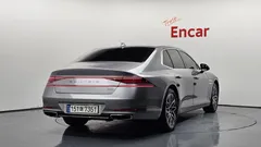2022 Genesis G90 Gasoline 3.5 Turbo AWD, серо-серебристый — фото 2