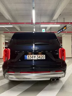 2024 Hyundai Palisade Gasoline 3.8 4WD, синий — фото 4
