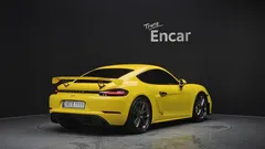 2023 Porsche 718 4.0 GT4, жёлтый — фото 2