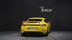 2023 Porsche 718 4.0 GT4, жёлтый — фото 4