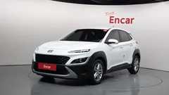 2021 Hyundai Kona Gasoline 1.6 Turbo 2WD, белый — фото 1
