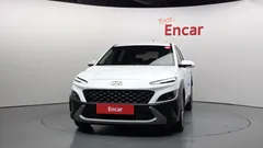 2021 Hyundai Kona Gasoline 1.6 Turbo 2WD, белый — фото 3