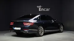 2022 Genesis G80 Gasoline 2.5 Turbo AWD, синий — фото 2