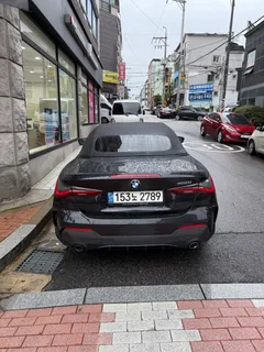 2021 BMW 4-Series 420i M Sport Convertible, чёрный — фото 2