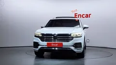 2023 Volkswagen Touareg 3.0 TDI Prestige, белый — фото 3