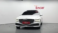 2021 Genesis G80 Gasoline 3.5 Turbo AWD, белый — фото 3