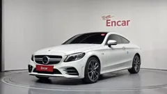 2021 Mercedes-Benz C-Class C43 AMG 4MATIC Coupe, белый — фото 1