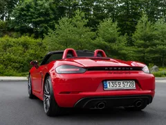 2022 Porsche 718 4.0 GTS, красный — фото 2