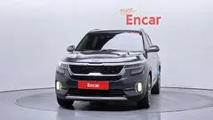2022 Kia Seltos Gasoline 1.6 Turbo 2WD, серый — фото 3