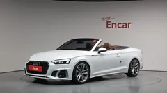 2021 Audi A5 45 TFSI Quattro Cabriolet, белый — фото 1