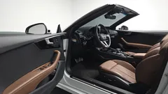 2021 Audi A5 45 TFSI Quattro Cabriolet, белый — фото 10