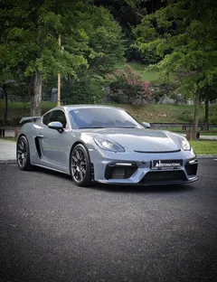2023 Porsche 718 4.0 GT4, серый — фото 12