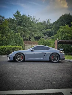 2023 Porsche 718 4.0 GT4, серый — фото 14