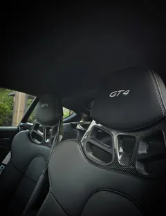 2023 Porsche 718 4.0 GT4, серый — фото 16