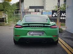 2021 Porsche 718 4.0 GTS, зелёный — фото 8