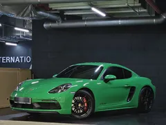 2021 Porsche 718 4.0 GTS, зелёный — фото 2