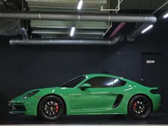 2021 Porsche 718 4.0 GTS, зелёный — фото 3